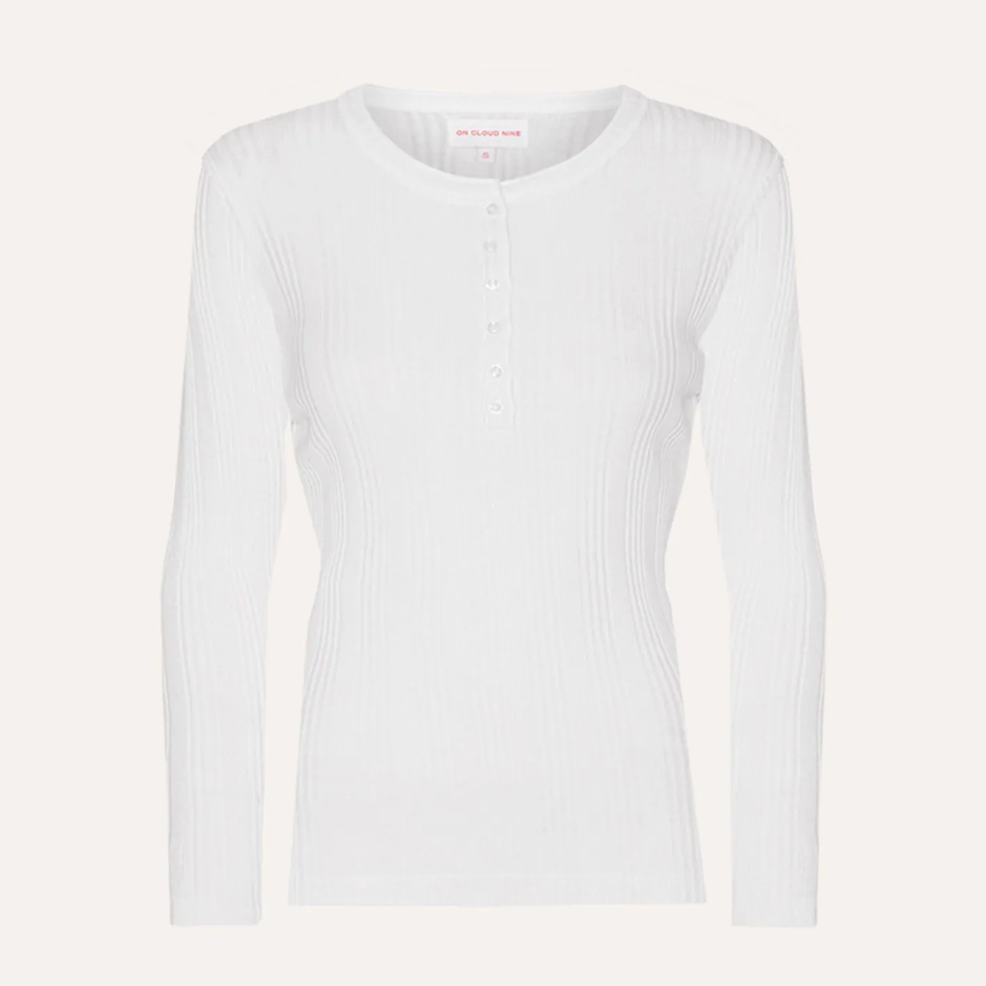 RIB BLOUSE // WOMEN // ORGANIC WHITE COTTON