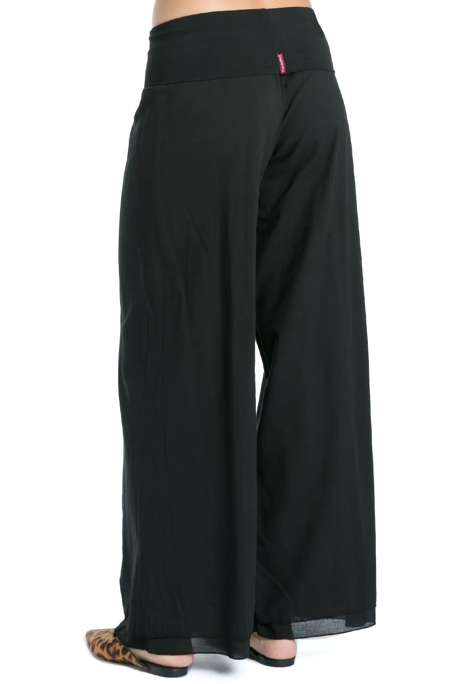 Rolldown Double Layer Voile Pant