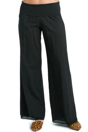 Rolldown Double Layer Voile Pant