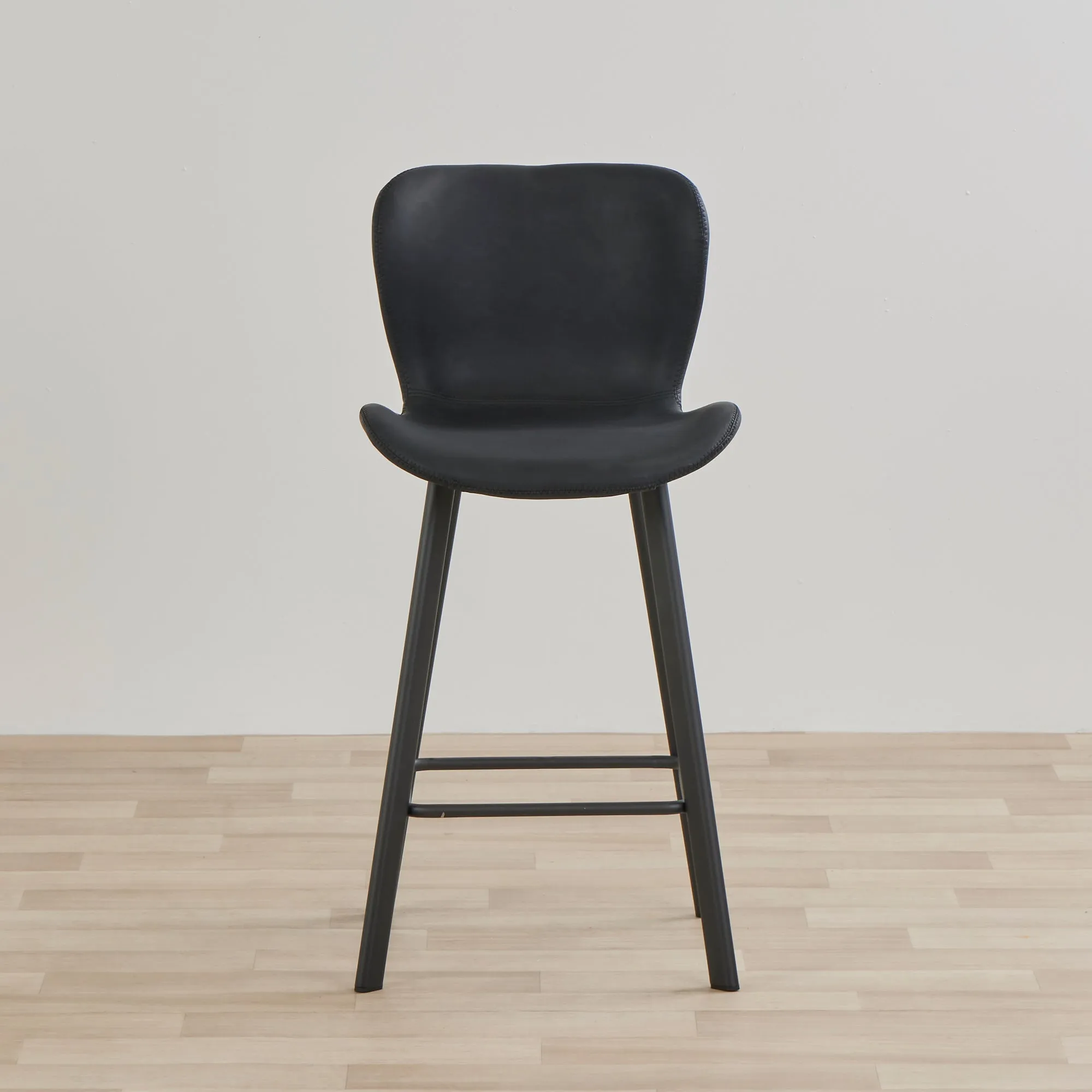 Sala PU Counter Stool - Black/Black