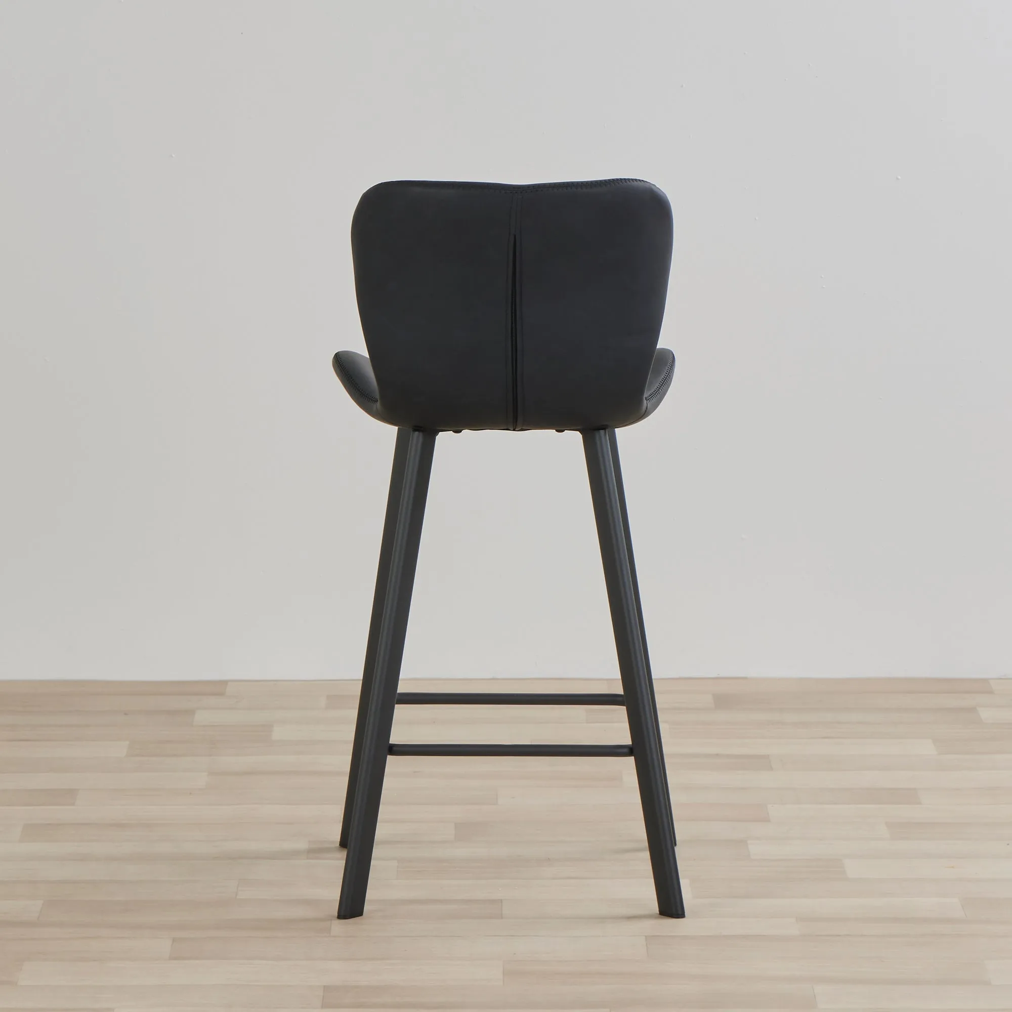 Sala PU Counter Stool - Black/Black