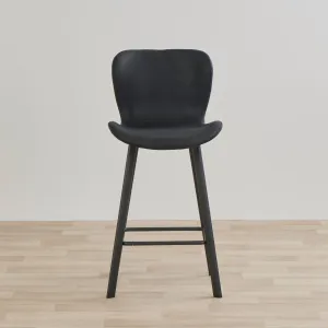 Sala PU Counter Stool - Black/Black