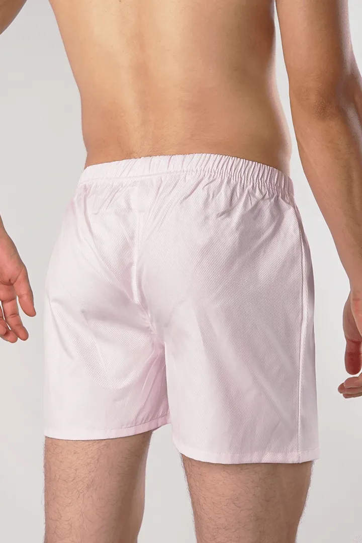 Salmon Woven Boxer Shorts