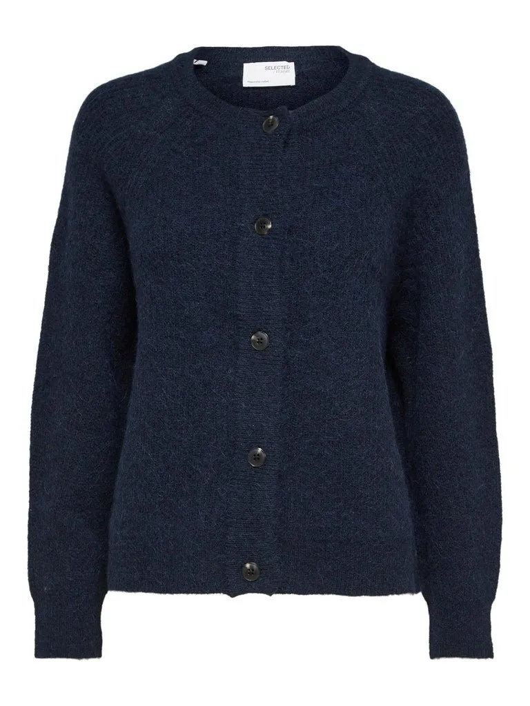 Selected Femme Lulu - Strikket uldcardigan