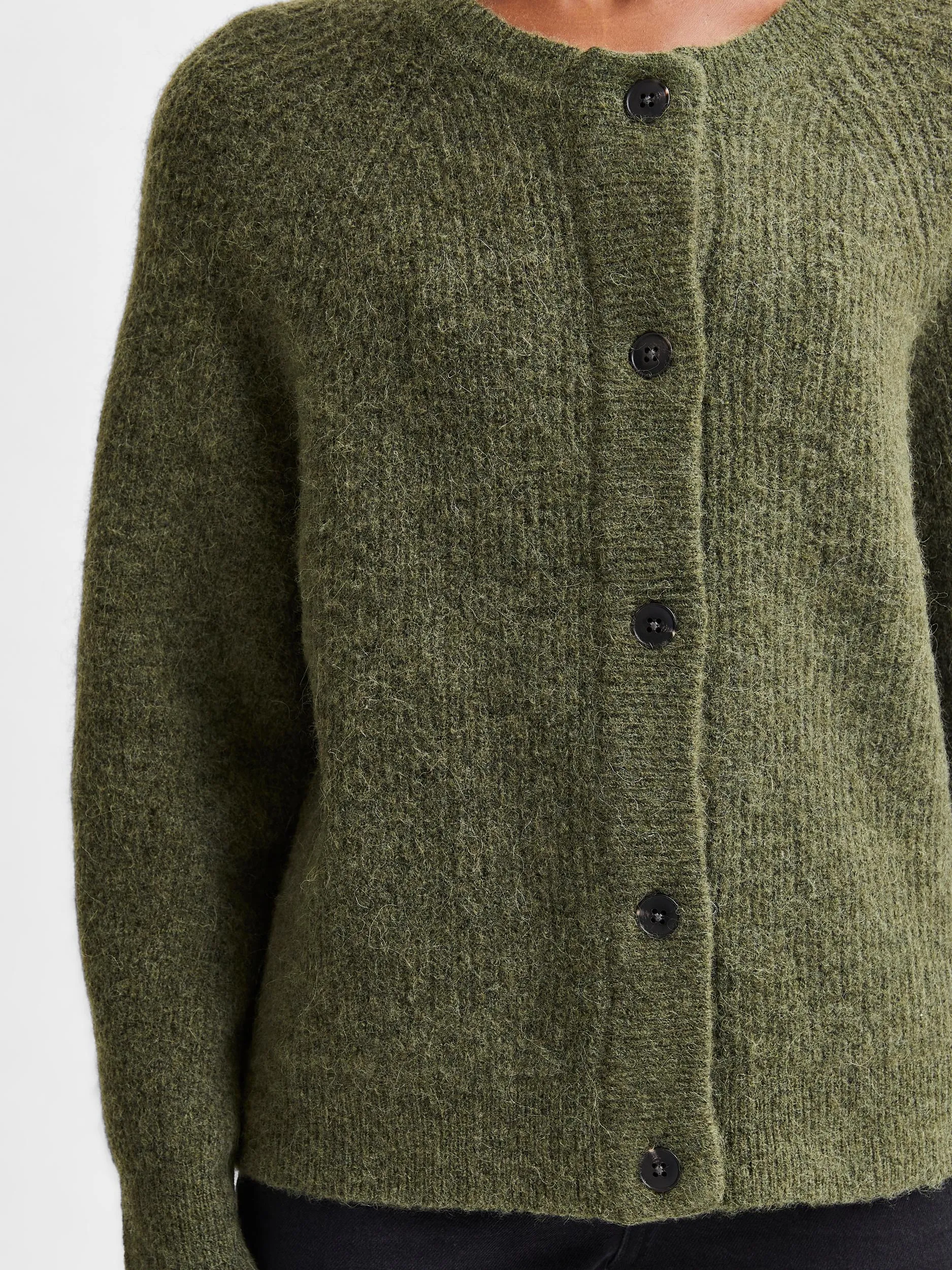 Selected Femme Lulu - Strikket uldcardigan