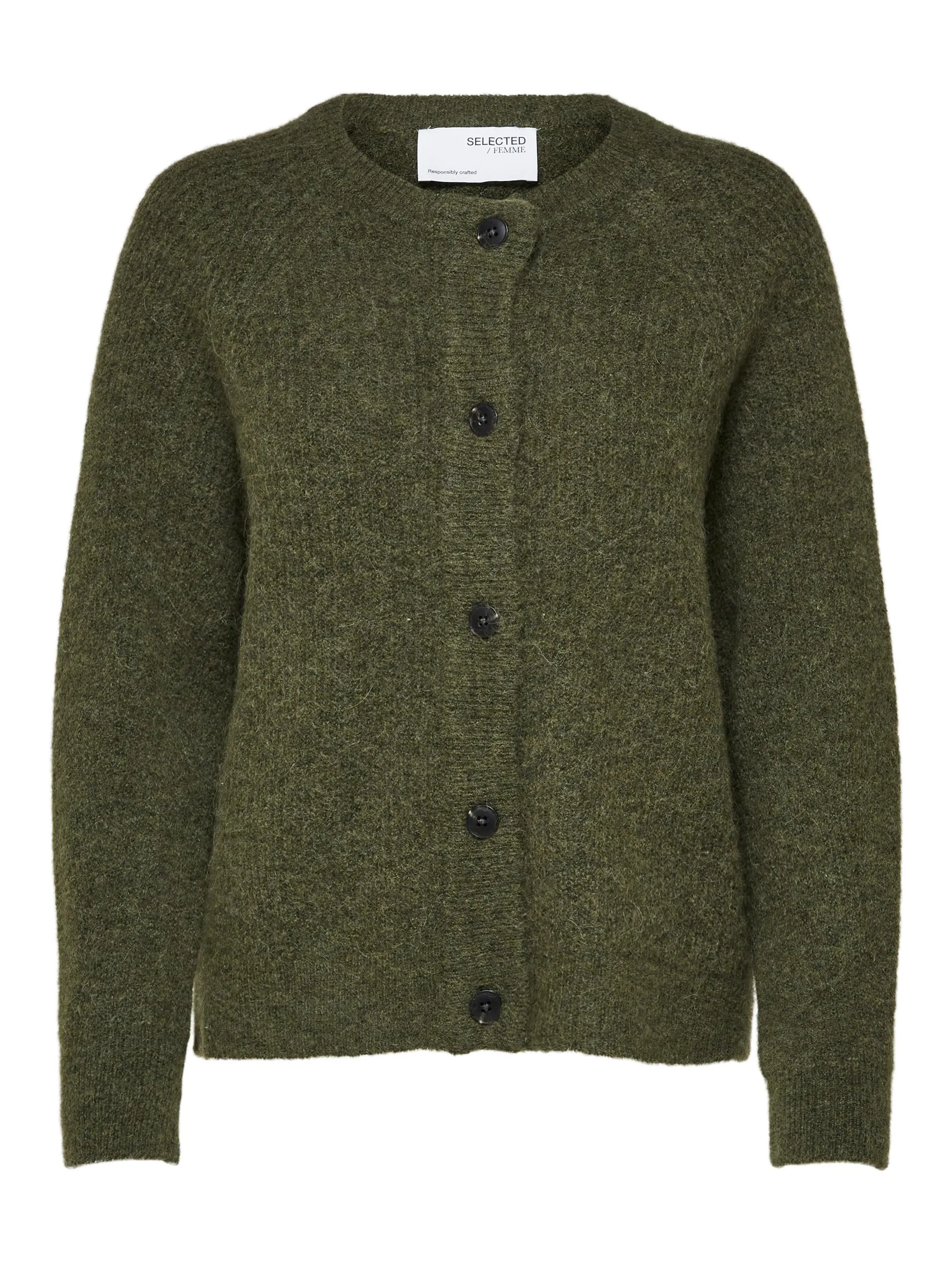 Selected Femme Lulu - Strikket uldcardigan