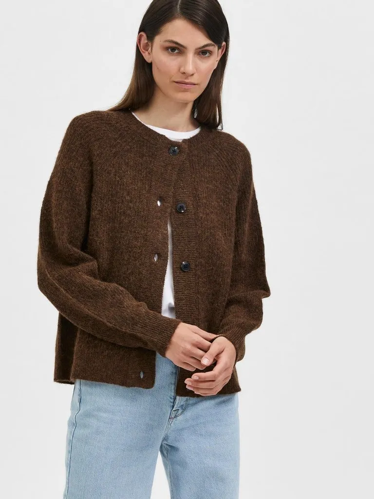 Selected Femme Lulu - Strikket uldcardigan