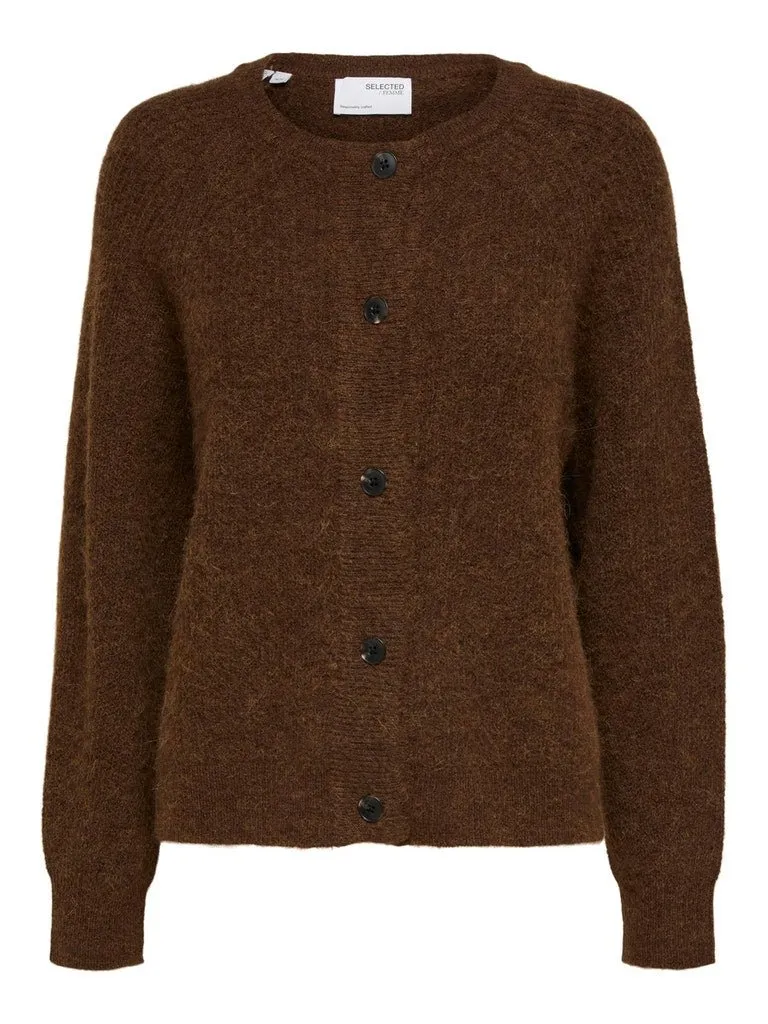 Selected Femme Lulu - Strikket uldcardigan