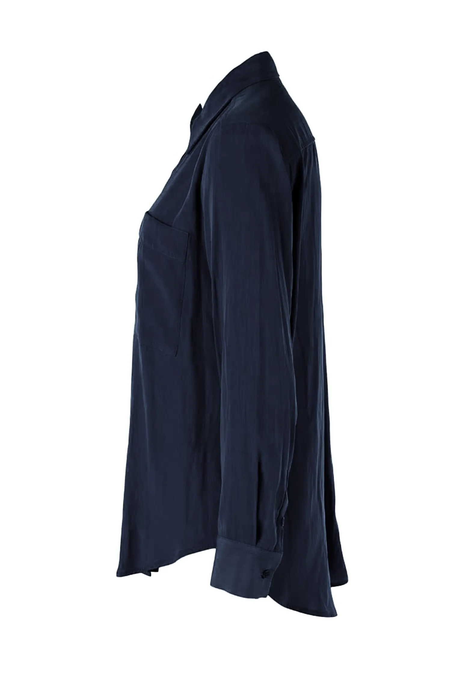 Single Pocket Shirt in Navy