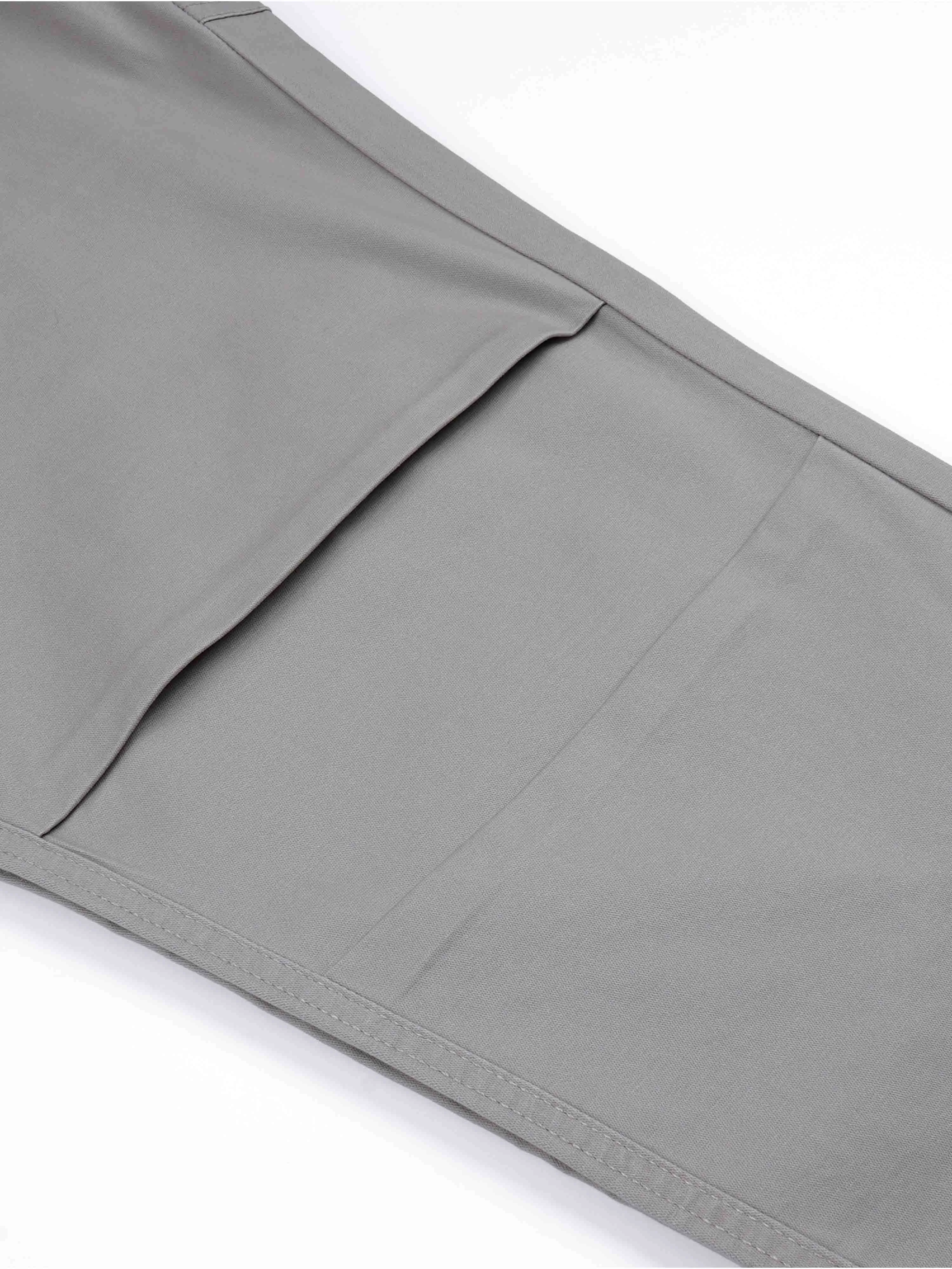 Soft Cotton Relaxed Beige Flexiwaist Pants