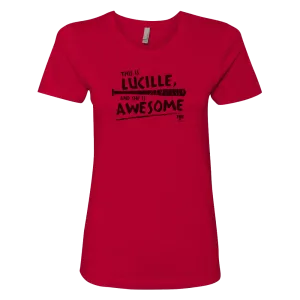 The Walking Dead Lucille Is Awesome Women's Short Sleeve T-Shirt