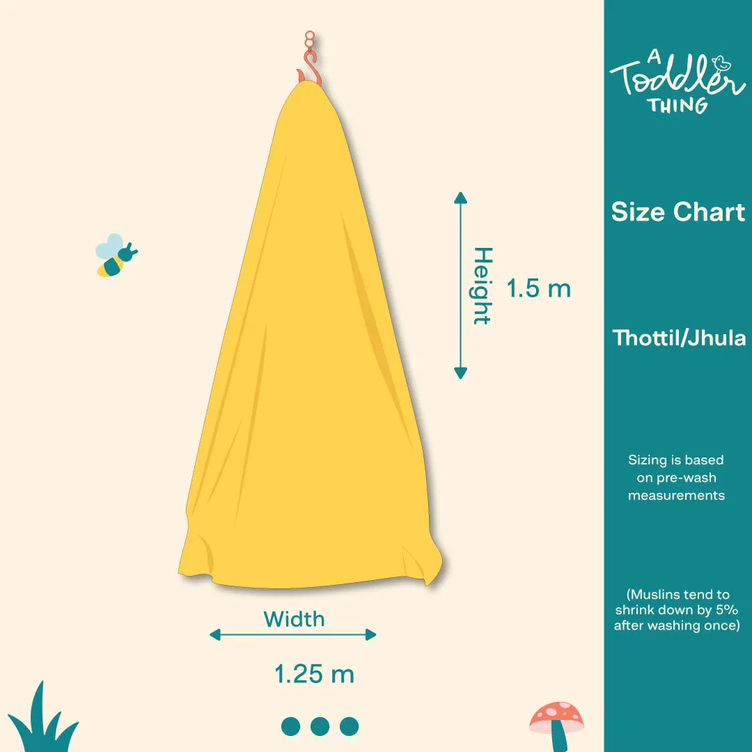 Tiny Gears - Thottil/Jhula/Cotton Cloth Cradle