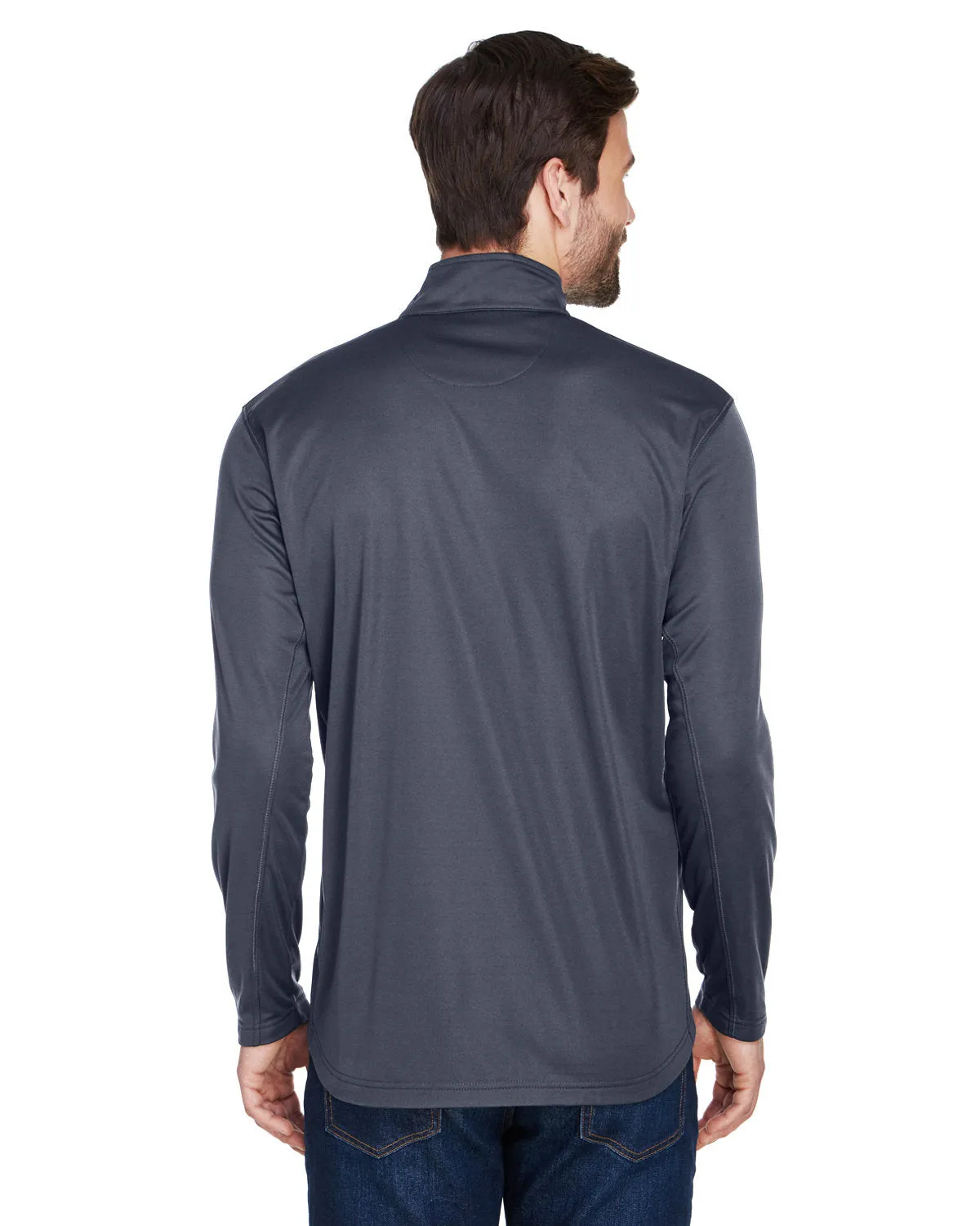 UltraClub 8230 Men's Cool & Dry Sport Quarter-Zip Pullover