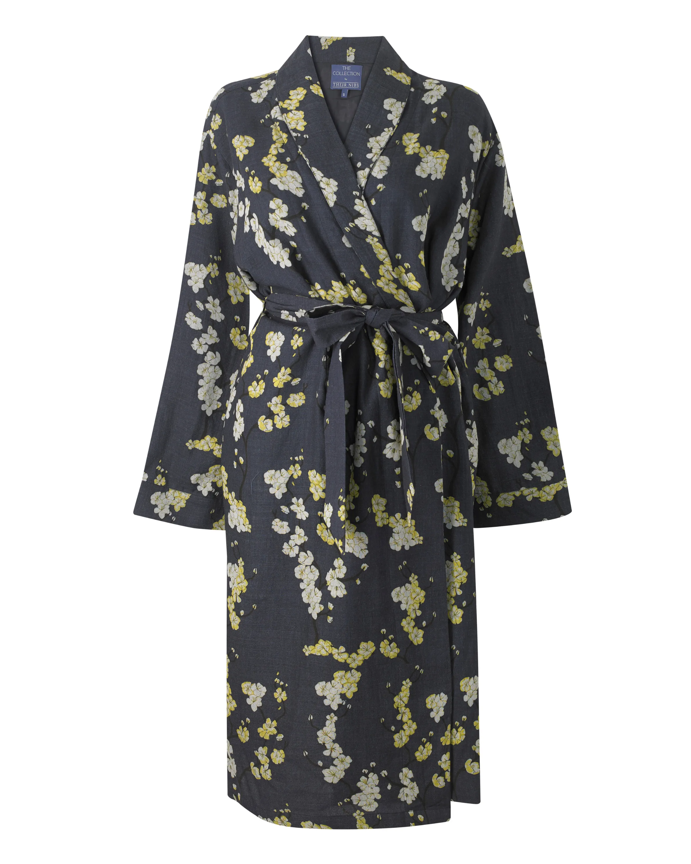 Womens Wool Silk Robe Hawthorn Collection